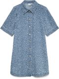 Vero Moda Fenja 2/4 Frayed Denim Jurk Dames