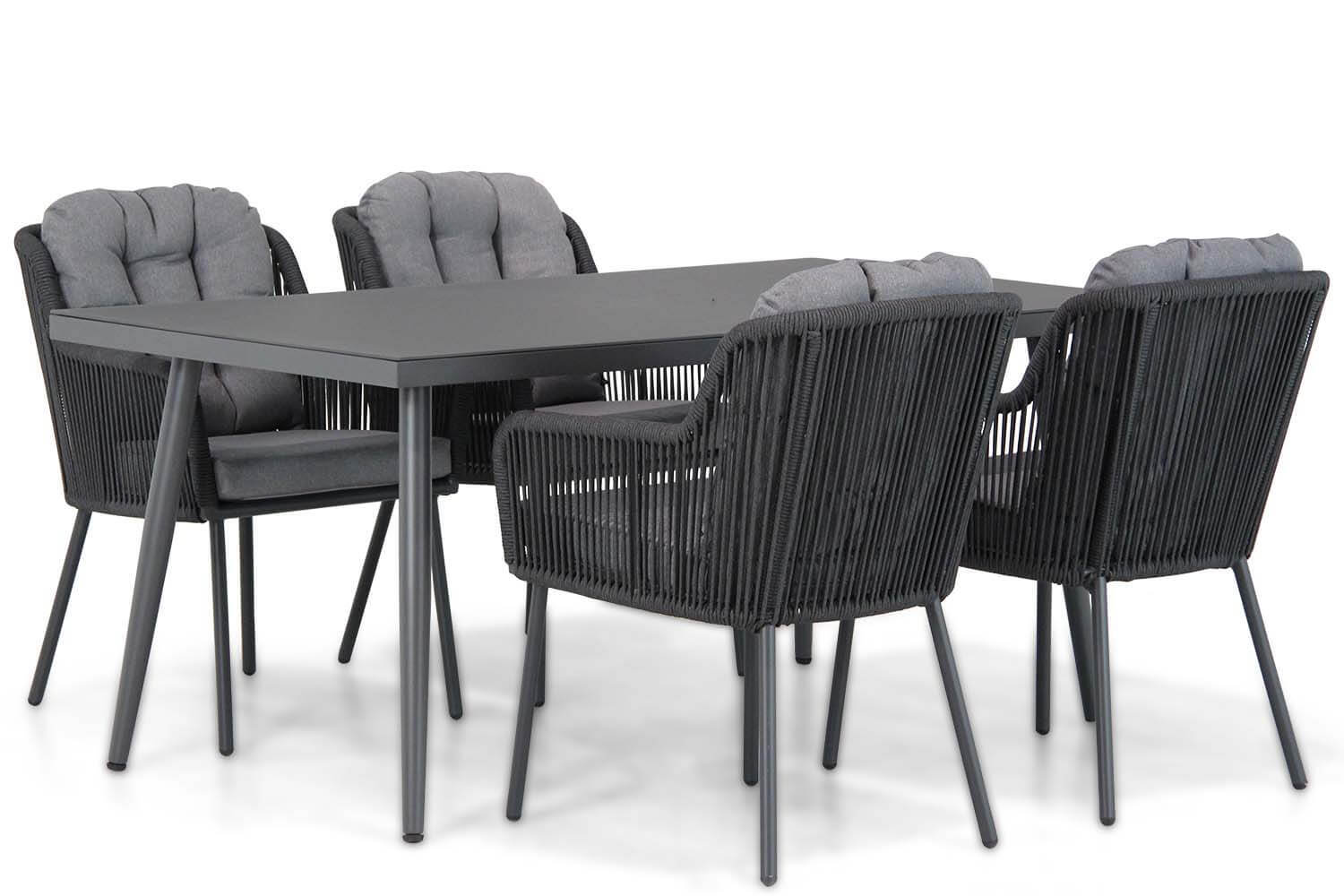 Santika Furniture Santika Tendenza/Valencia 170 cm dining tuinset 5-delig