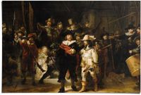 Reinders Poster Rembrandt Nachtwacht - 61 x 91,5 cm - Papier