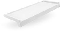 Merkloos / Sans marque DQ-PP Vensterbank Aluminium + Poedercoating - 100 cm - Wit RAL 9016 - Diepte 30 cm