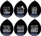 Merkloos / Sans marque Haza-Witbaard 12x Ballonnen met drank quotes feestversiering- Party decoratie