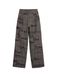 Desigual Bandplooibroek bruin / zwart