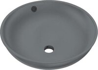 Best Design Ancona Opbouw Waskom - Rond - 38x38x16cm - Mat Grijs - Keramiek