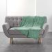 Douceur d'Intérieur Zachte deken (125 x 150 cm) flanel, salie, effen flanel
