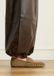 Manfield Dames Cognac Suède Loafers Maat 38