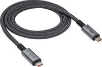 Akyga AK-USB-45 USB-kabel USB-C stekker, USB-C stekker 1.00 m Grijs