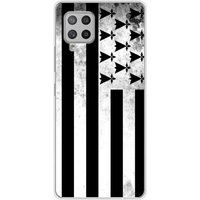 Samsung Galaxy A42 5G Bretagne vlag siliconen hoesje
