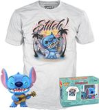 Funko Pop & Tee! Disney - Stitch Exclusive Flocked edition - Maat L