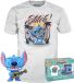 Funko Pop & Tee! Disney - Stitch Exclusive Flocked edition - Maat L