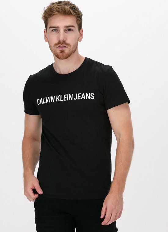 Calvin Klein Institutional L T-shirt - Zwart - Heren - Maat S