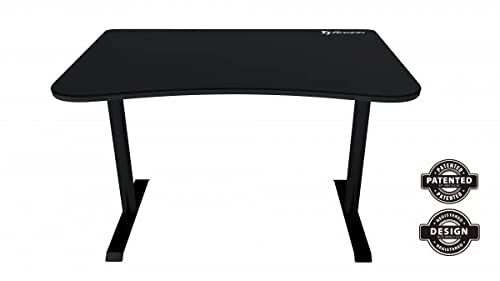 Arozzi Computer- en videospelbureau - gelegeerd staal - zuiver zwart