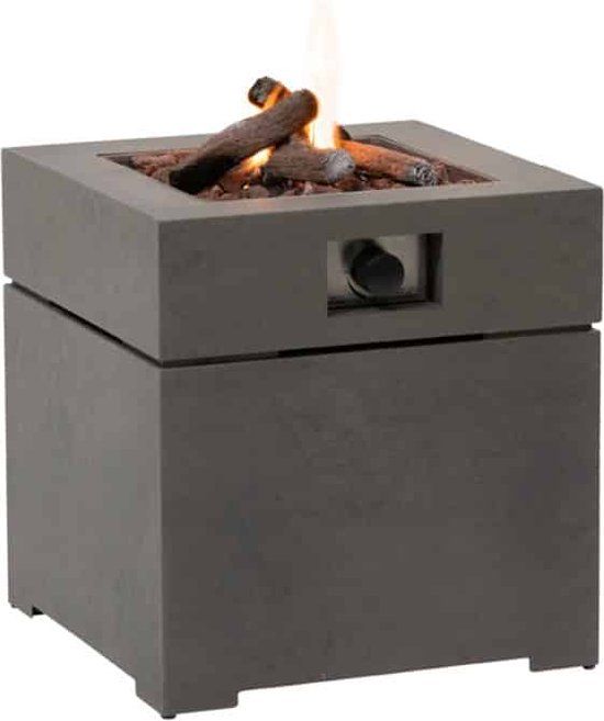 Cosibrixx 60 Concrete Look - Gas Fire Pit Table - 60x60cm