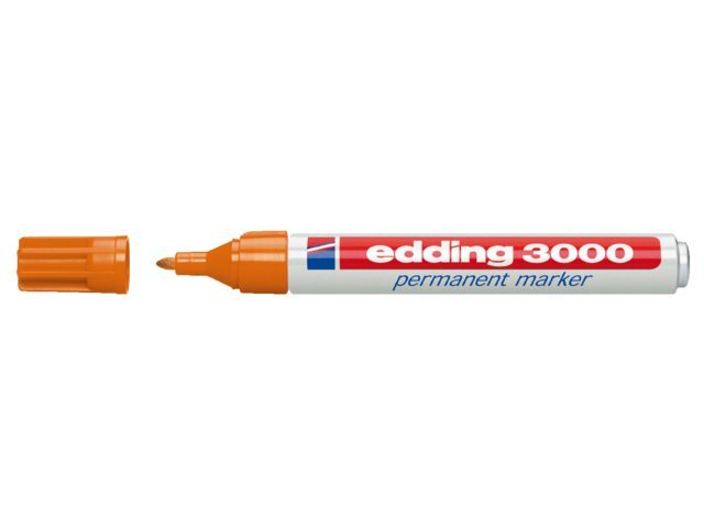 Edding Viltstift 3000 rond oranje 1.5-3mm