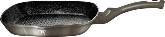 Berlinger Haus Carbon Line Grillpan Met Tuit 28cm Ook Inductie