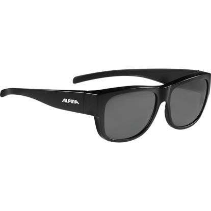 Alpina Overview II P Zonnebril - Zwart - Unisex - Vierkant - Volwassenen