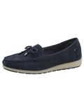 Tamaris Comfort Dames Loafer Blauw Suède Maat 42