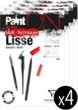 Clairefontaine Paint ON Multi-Techniek Pad A4 250g 25 vel 4 pack