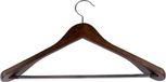 alpina Kledinghanger Hout - 1 Stuk - Brede Schouders en Anti-Slip - 44 x 23.5 x 5.8 CM