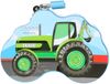 Concorde Tirelire boîte tracteur - bleu - 14 x 6 x 10 cm - avec couvercle et serrure - coffre à monnaie