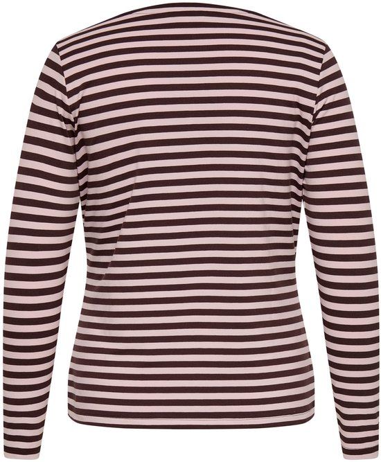 ONLY Carmakoma Blouse CARBODIL Blouse Coffee Bean Gestreept XL