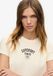 Superdry Getailleerde T-shirt met strass en tattoo-effect voor vrouwen