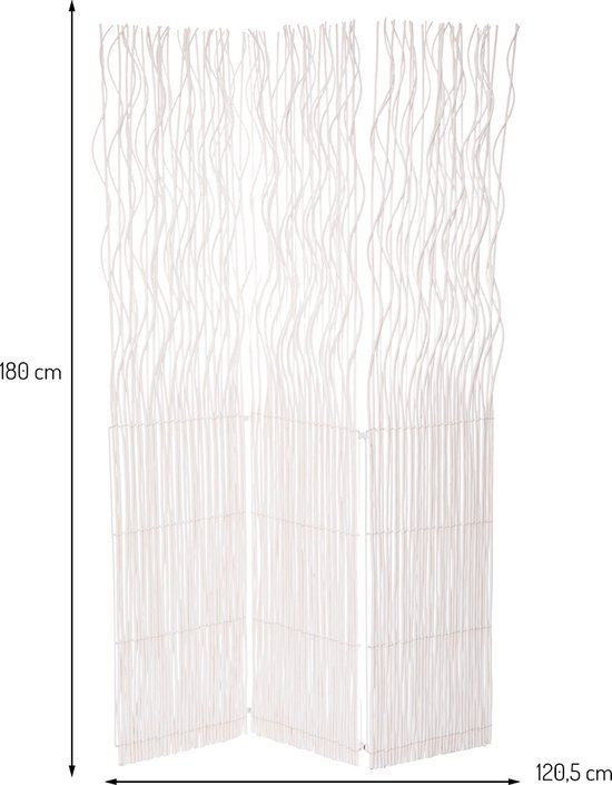 Kamerscherm Esmerie Wit