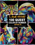 100 QUEST 1-HOUR MYSTERY MOSAIC: 100 Mystery Mosaic Color By Number with 5 Unique Shapes & 30-Color Master Palette – Relaxing 1-Hour Color by Number Challenges for Adults and Teens