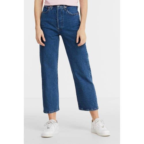 Levi's Ribcage High Waist Straight Fit Jeans - Blauw