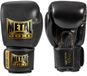 Metal Boxe Gants de boxe en cuir Thai Series 8 oz Noir/Or Unisexe Adultes