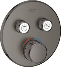 GROHE Grohtherm SmartControl Thermostatische Douchekraan - Inbouw - Hard Graphite geborsteld