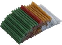 creotime Lijmpistool vullingen, d: 7 mm, l: 10 cm, 100 stuks, kleuren assorti