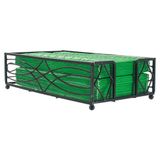 Boston International BID159 Wave Design gastendoek/diner servethouder caddy, karton, zwart