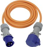 Brennenstuhl 1167650405 Stroom Camping-CEE-verlengkabel Blauw, Grijs, Oranje 5 m H07RN-F 3G 2,5 mm²