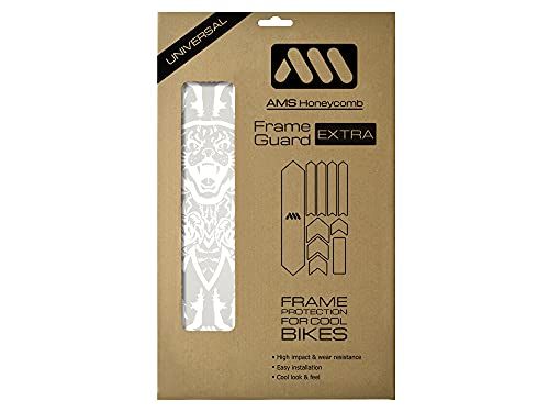 All Mountain Style AMS Slagvaste framebescherming Extra - Kriss Kyle Wit