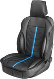 Walser Stoelkussen Kimi racesportlook - universeel Stoelkussen in zwart - blauw - 1 stuk