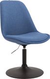 CLP Maverick Eetkamerstoel - Stof blauw zwart