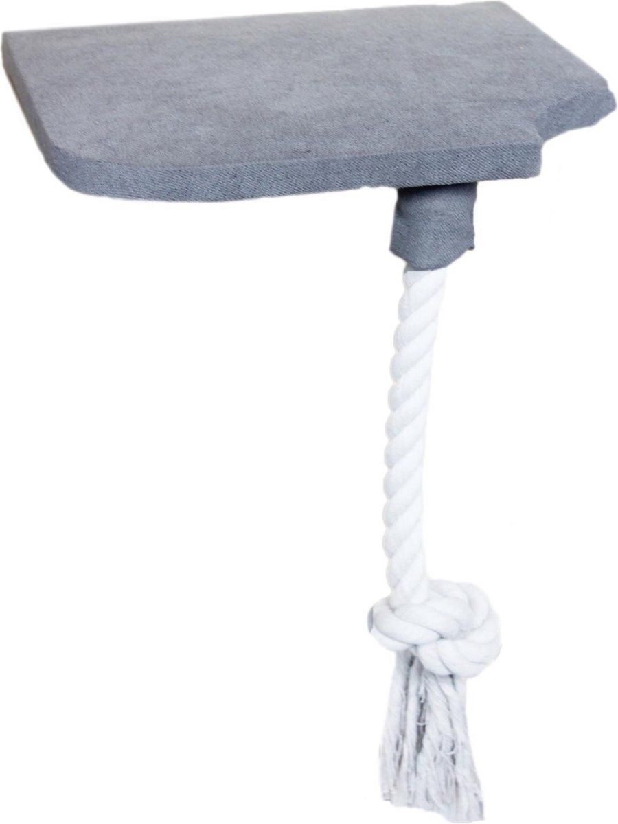 All For Paws Skywalk - Step-In Platform With Rope - wit, grijs