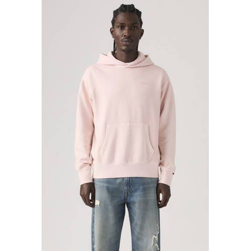 Levi's hoodie lichtroze