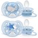 Philips AVENT ultra soft SCF223/03 fopspeen, 6-18 maanden, 2 stuks, transparant