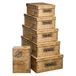 Five - 6 dozen in kist