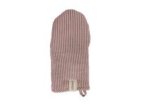 ERNST Gant de cuisine rayé Rouge-beige