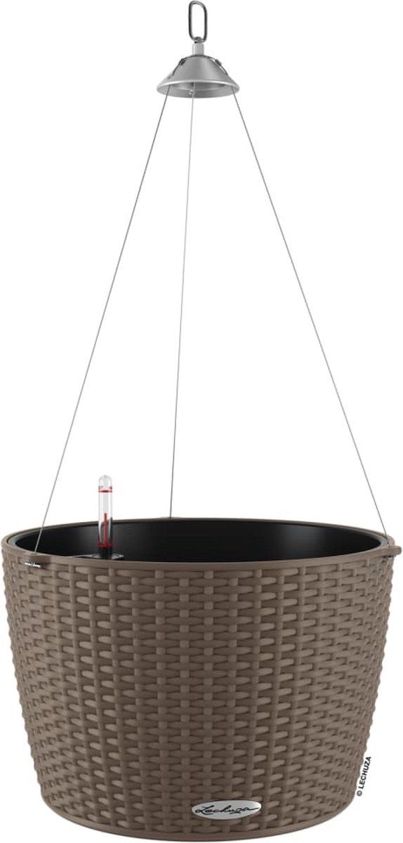 Lechuza Plantenbak NIDO Cottage 35 ALL-IN-ONE zandbruin