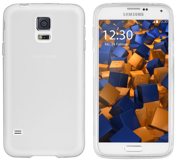 mumbi TPU Case Samsung Galaxy S5/S5 Neo - wit