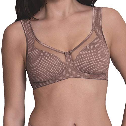 Anita Clara Art Wireless Bra for Women, Opaque, Berry, 80C
