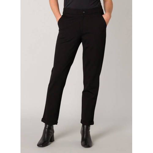 Tapered Fit Trousers - Black