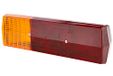HELLA 2SD 001 688-171 Achterlicht - Gloeilamp - 12/24V - Opbouw/Geschroefd - Lenskleur: Rood / Geel - Stekker: Platte stekker - links - Aantal: 1