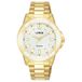 Lorus Dames analoog kwartshorloge met metalen armband RG256VX9, goud-wit