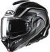 HJC Casque modulable F100 REFF noir et blanc MC21 XXL