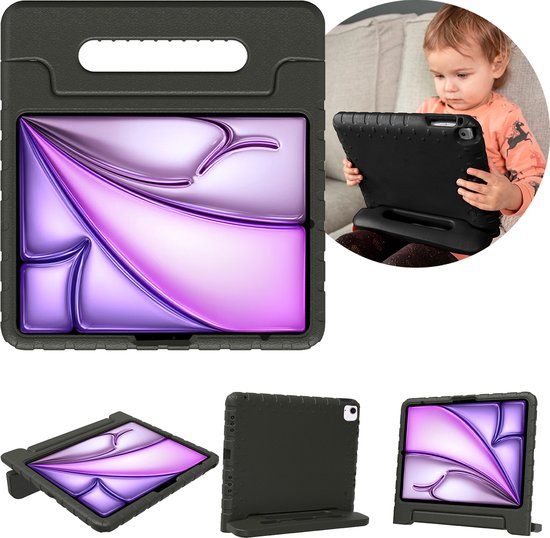 iMoshion Kidsproof Backcover iPad Air 11 inch (2024) - Zwart