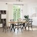 Prolenta Maison Exclusive - Table à manger NOAIN pieds en X 180x90x75 cm bois massif pin